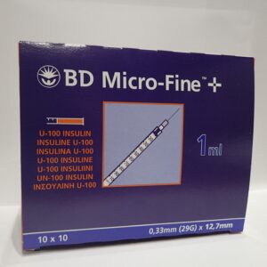 Insulin Needles with Syringes (1ml)