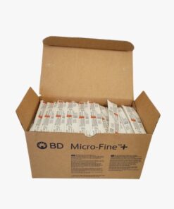 Alternative view of BD Micro-Fine+ 0.5ml Insulin Needles with Syringes 30G x 8mm – Individually wrapped 324893