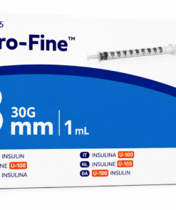 Embecta (BD) Micro-Fine+ U100 Insulin Needles with Syringes 1ml 30G x 8mm – 320935
