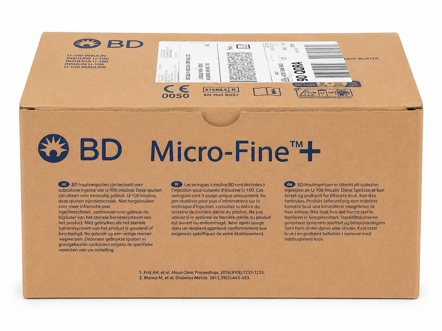 BD Micro-Fine+ 0.5ml Insulin Needles with Syringes 29G x 12.7mm – Individually wrapped 324892 - Image 2