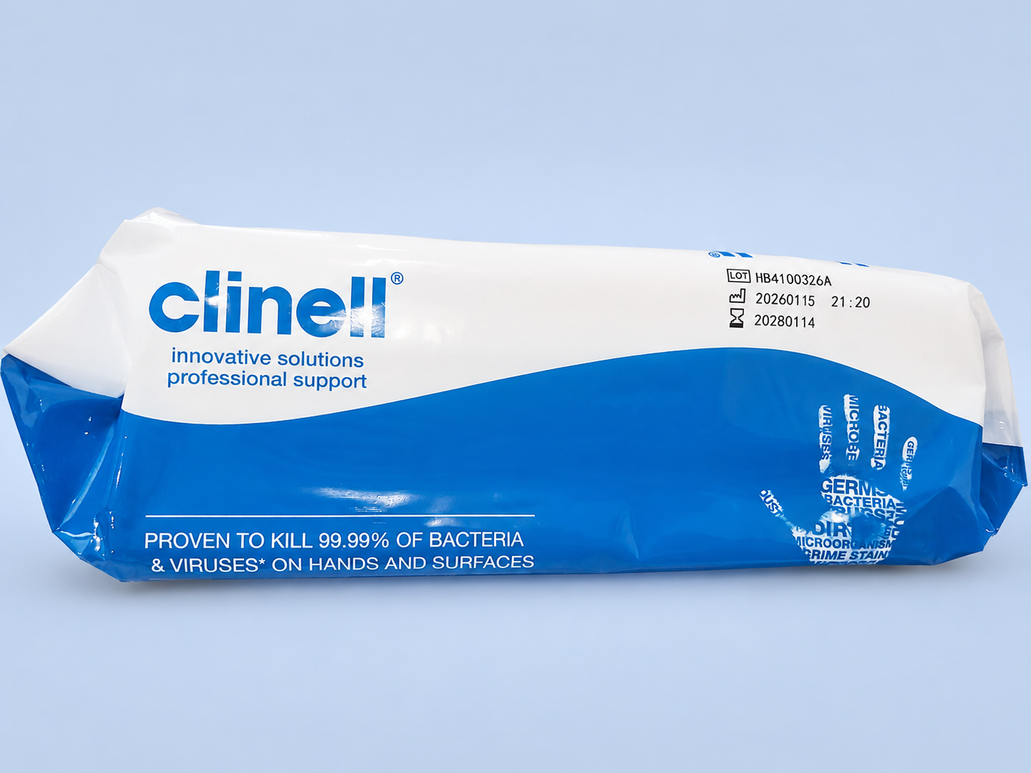 Clinell Antibacterial Hand Wipes – Tub of 200 CAHW200 - Image 3