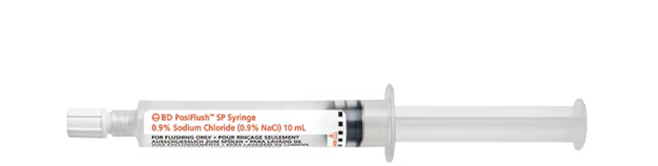 BD PosiFlush™ SP Prefilled Saline Syringe 10ml – 0.9% NaCl – Sterile Fluid Path – REF 306575
