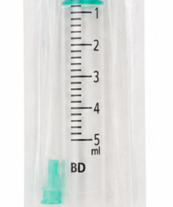 BD Emerald 5ml Syringe with 21G x 40mm Green Needle – 307742